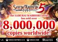 Já foram vendidos mais de 8 milhões de jogos na saga Samurai Warriors